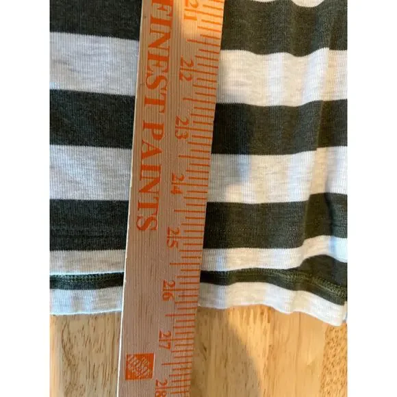 Cabi Playoff Hoodie Olive Stripe Women's S - Picture 10 of 10